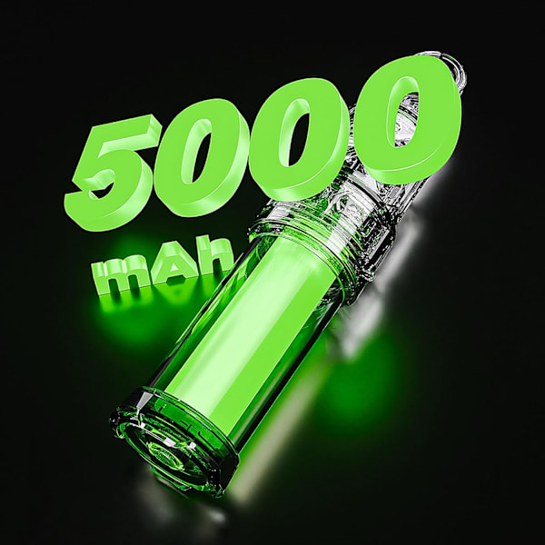 Kannettava retkeilyvalaisin - 3000mAh, 5 tasoa, IPX5 vedenpitävä ja jalusta sisä- ja ulkokäyttöön Black