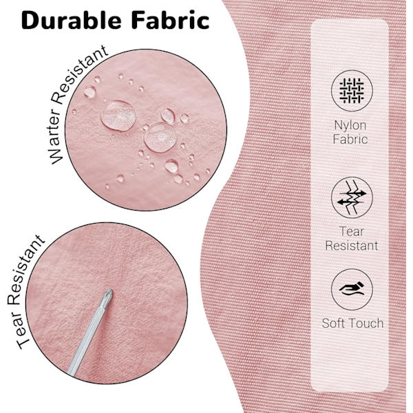 Foldbar, pakkebar vandrerygsæk - Våd - Tør adskillelseslomme, Multi - Formål Gym & Udendørs Daypack til mænd og kvinder Ideel til Adv Pink 29*16*45