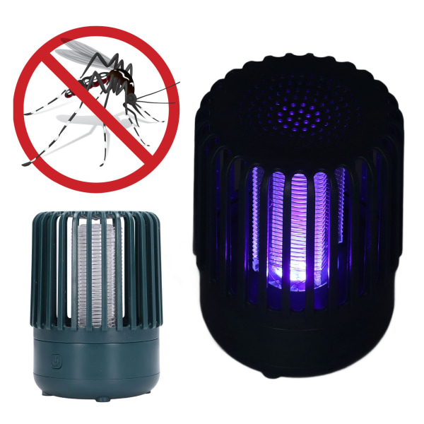 LED-myggfångstlampa USB-laddningsbar UV-fotokatalysator Elektrisk insektsavvisande lampa Green