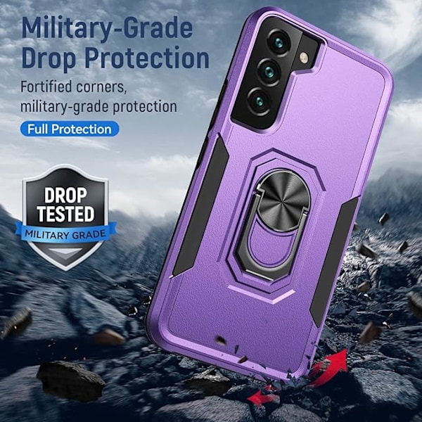 SamSung Galaxy S21ULTRA mobilskal, militärklassat stöttåligt skydd, klarar 15 fots falltest, skyddsfodral med magnetisk s