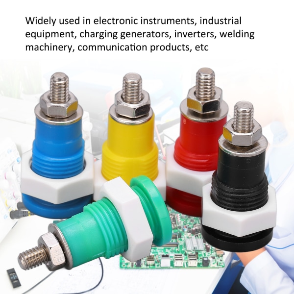 Banankontakt 4 mm god elektrisk ledningsevne Stabile overføringskontaktterminaler for industrielt utstyr