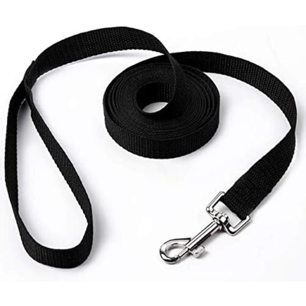 30ft Black Color Nylon Pet Leash Training Lead 9m(Black)