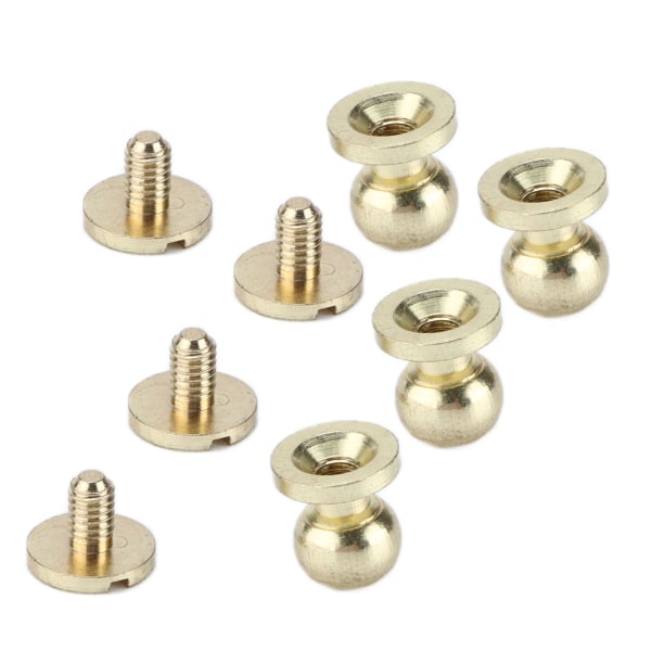 20 sarjan messinkiset niitit, kulutuksenkestävä, kullattu matkatavaroiden rautakauppatarvikkeet askarteluharrastajille, 7x6 mm