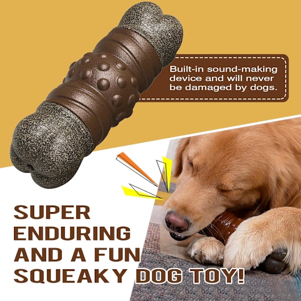 Hundleksak för Tugg, Oförstörbar Hundleksak, Matutdelande Interaktiv Hundleksak, hund, Naturgummi Hundleksak för Små/Mellanstora/Stora Hu