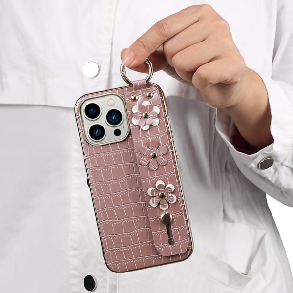 PU Läder Telefonfodral med Ställ Robust Skyddande Baksida Kompatibel iPhone13