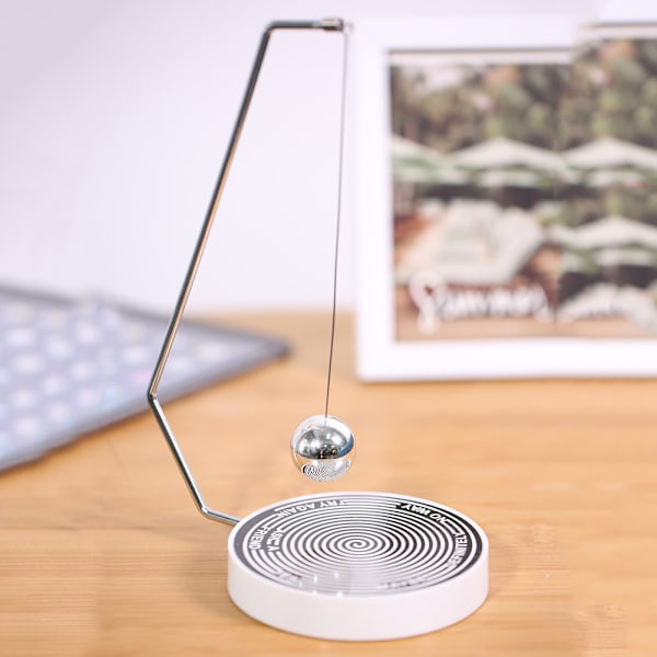 Magnetisk beslutningstagerkugle sving pendul kontor dekoration legetøj gave type 1