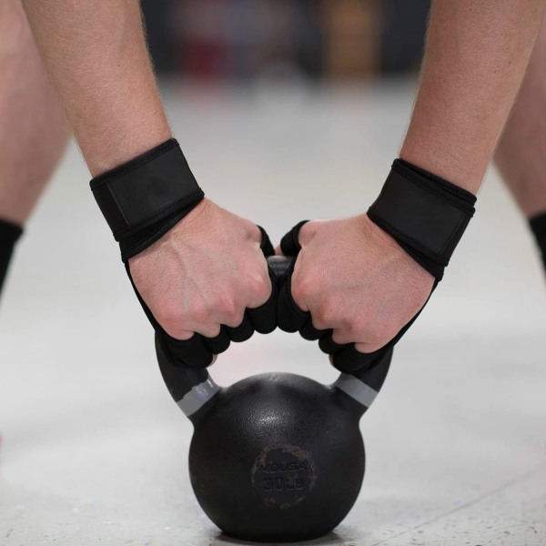 Vektløftingshansker Gym Fitness Trening, Anti-Skli Padded Full Palm Protection, Ultra Ventilert, Kroppsbygging Styrketrening(S)