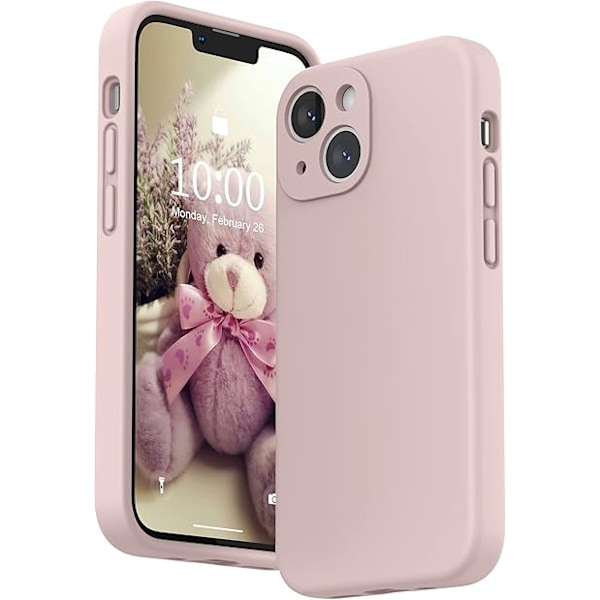 Silikonetui Kompatibelt med iPhone 13 Mini Etui 5.4 tommer (2021), med Kamerabeskyttelse Flytende Silikon Myk Gel Gummi Telefonetui