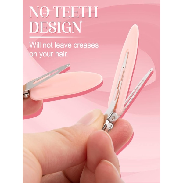 20 kappaletta ei taivu hiuspidikettä, kiharaklipsit, ei rypisty hiuspidikettä meikkisovellukseen 20 pieces no bend hair clips