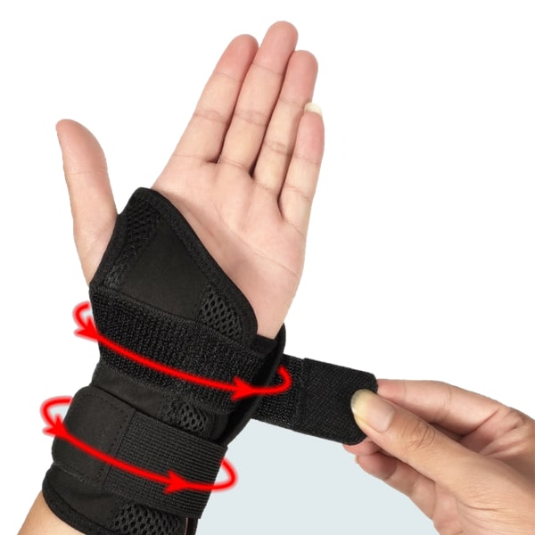 Sport Handledsstöd Handledskompressionsärm för män Kvinnor Fitness Artrit Tendinit Smärtlindring Left