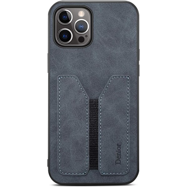 Etui til iPhone 12 Pro, PU Læder Wallet Etui med Kreditkort Slot Holder Ultra Slim Beskyttelsesetui til iPhone 12 Pro 6,1 tommer (gr