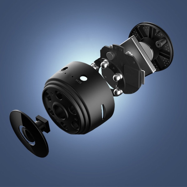 Actionkamera Night Vision Motion Detection HD trådløs fjernovervågningskameraer Black Blue Box