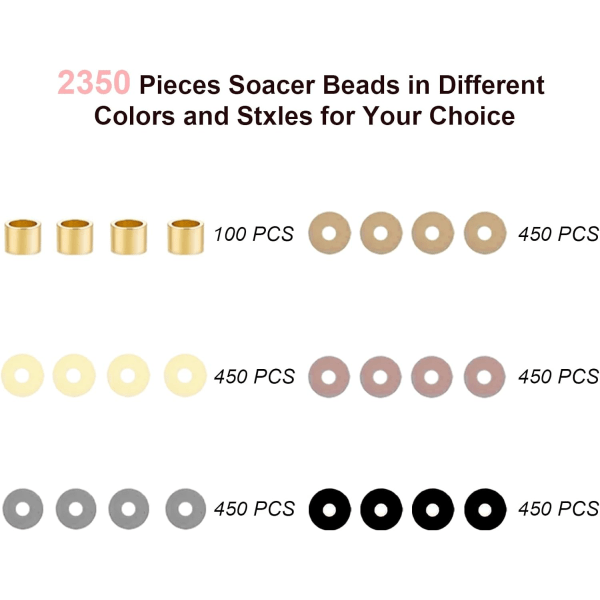Kaffe Gradient och Guld Armband för Kvinnor Armband Tillverkning Kit Lera Pärlor för Smycken Tillverkning Lera Pärlor för Armband Tillverkning Armband Lera Pärla Kit Vänskap Armband