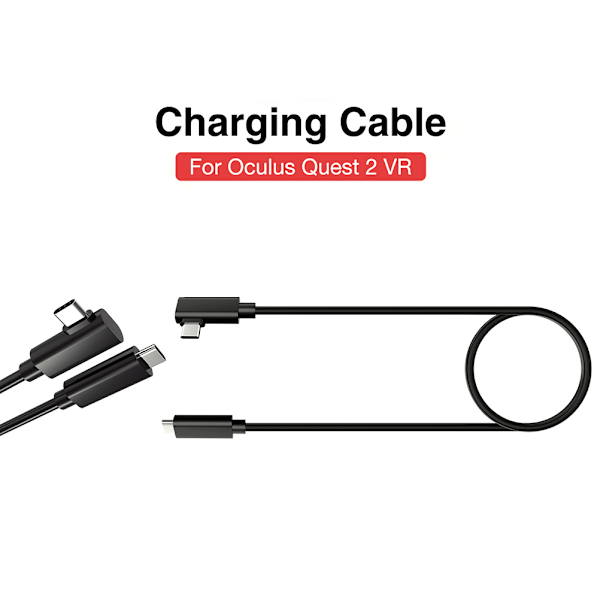 USB C - Type C 3.1 -kaapeli virtuaalitodellisuuden kuulokemikrofonin linkkikaapeli, yhteensopiva Oculus Quest 2 VR:n kanssa