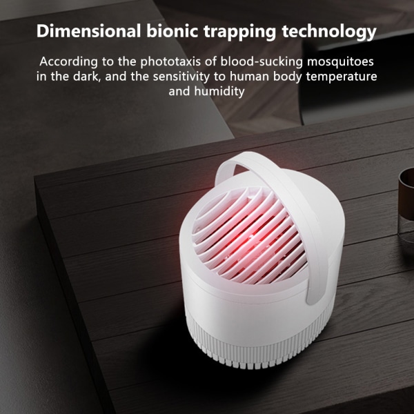 Myggdödande lampa USB elektrisk myggdödare fälla insektsdödare hushållsmyggljus insektsdödare för inomhus och utomhus