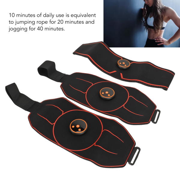 Magetreningsbelte Effektivt 15-nivå styrke Abs Stimulator treningsutstyr for magemuskler