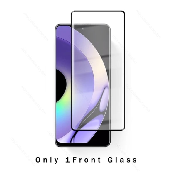 9D krökt skyddsglas för Realme 10 5G skärmskydd härdat glas