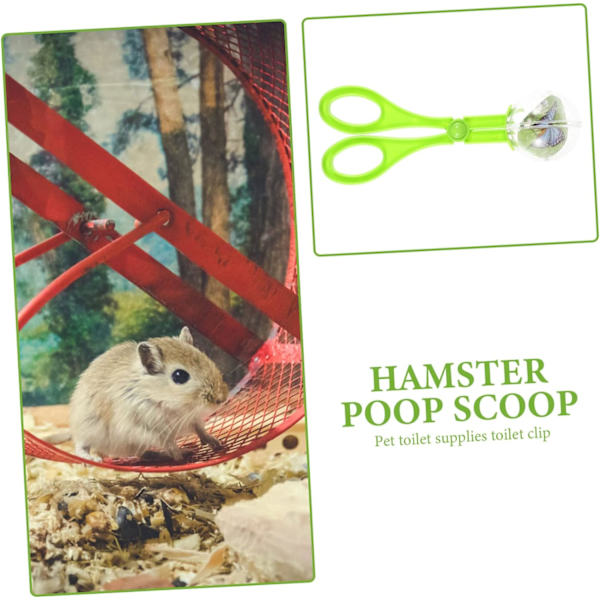 24 st Hamster Poop Clip Plast Utomhus Lekset Djur Leksaker Utomhus Barn Leksaker Plast Skedar Igelkott Tillbehör Hamster Poop Plockare Barn Leksaker Gu 24 18X7X5CMx4pcs