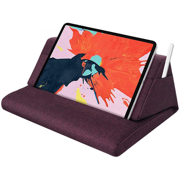 Tablet Kuddestöd, Kuddehållare för upp till 11 tums Tablet, Läskudde Nya iPad 10.2\" 2020/iPad Air 4 3 2/iPad Pro 2021, Mini