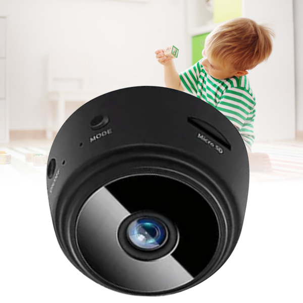 Trådløst HD-kamera 90 graders vinkel Smart Remote Camera 1080 Night Vision-kamera med USB-kabel