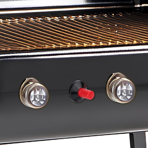 2-pak Trykknap Piezo Tænder, Universal Gnisttænding Udskiftning til Gasgrill, Pejs, Ovn, Sort 2