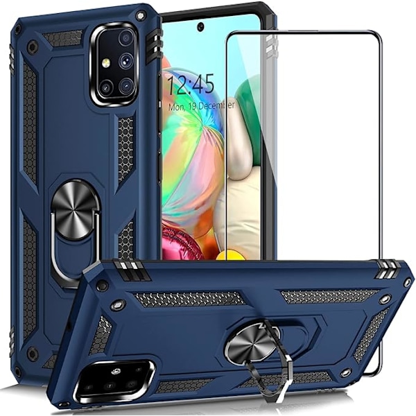 Samsung Galaxy A71 mobilskal, militärklassat stöttåligt skydd, klarar 4,5 meters falltest, skyddande skal med magnetiskt stöd