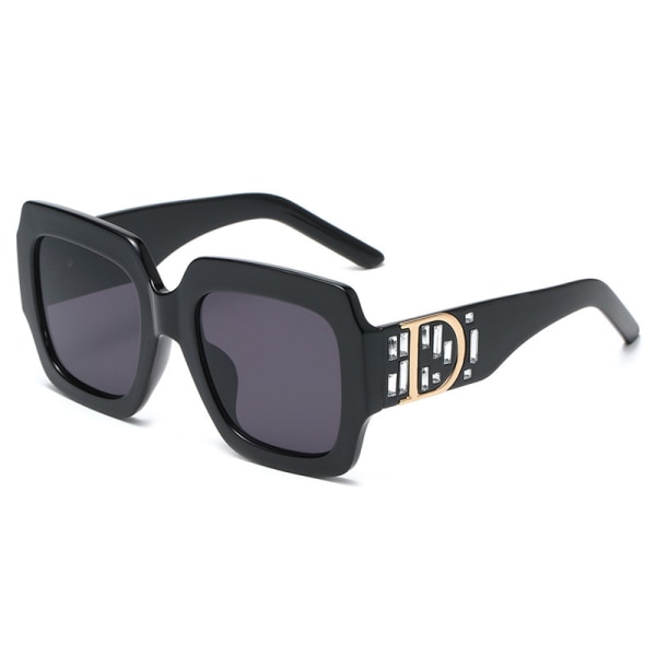 Polariserade Kvinnor Fyrkantiga Solglasögon Komposit Blank Båge UV400