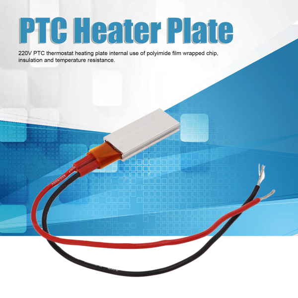5 stk PTC varmeplate keramisk plate konstant temperatur 220V PTC termostat varmeplate for husholdningsapparater