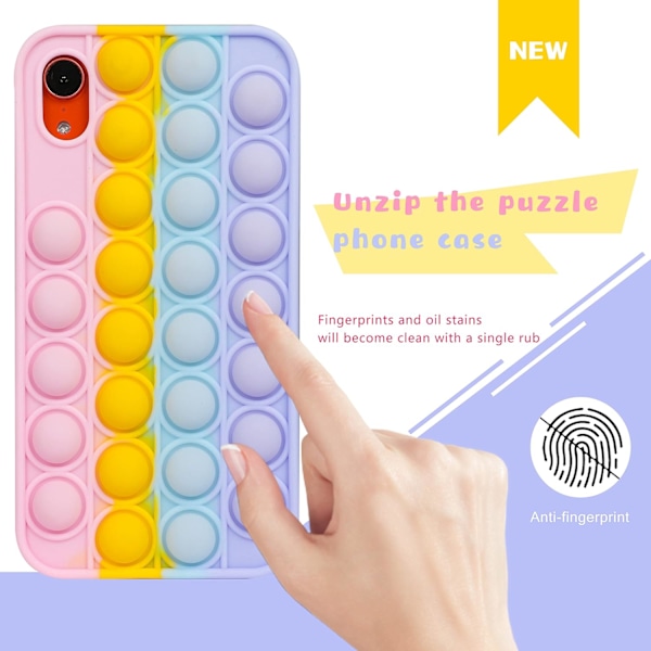 Kompatibel med iPhone 7/8/SE 2020/6/6S Skal Tecknat Kawaii Roligt Sött Kul Silikon Design Skydd för Flickor Barn Pojkar Tonåringar, Mode C