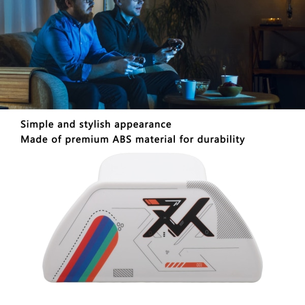 Spillkontrollstativ for spillkontrollere, plassbesparende spillkontrollholder med batterilagring for Xbox Series S X-kontroller