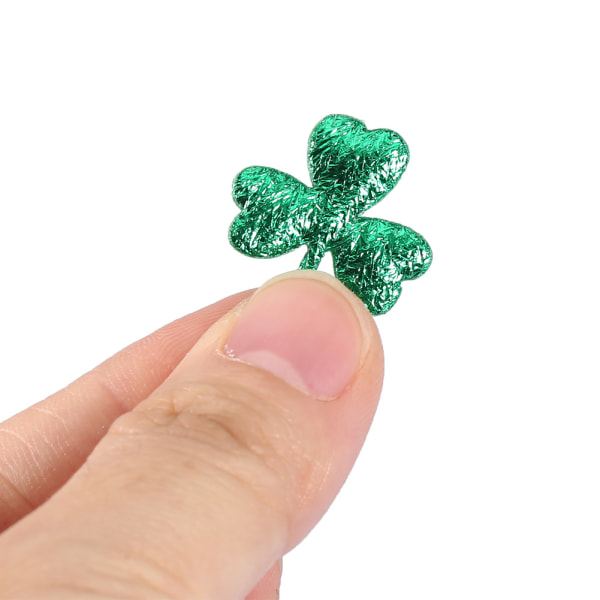 Onnen shamrock-konfetti, vihreä pöytäkonfetti joulujuhlan koristeluun, 300 kpl