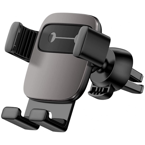 Baseus Cube Gravity, Bilholder til mobiltelefon, Grå - Sort, Bilvarmelegeme/Ventilationsriste/Klimaanlægsåbning