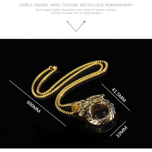 Ristiriipus kaulakoru, ruostumattomasta teräksestä valmistettu riipus kaulakoru miehille ja naisille, paras ystävä kaulakorut Gold Eternal Ring