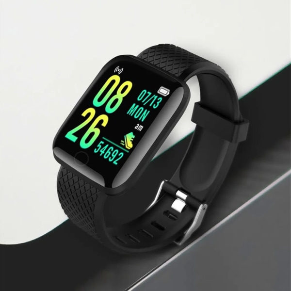 116 Plus Smart Watch 1.3 Inch TFT Color Screen IP67 Waterproof Sports Smart Watch with Bluetooth Message Reminder