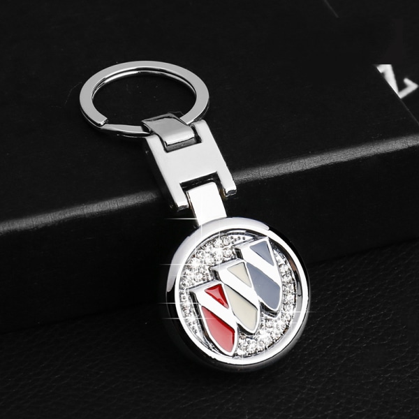 Nyckelring med bling strass, moderiktig bilnyckelring för Buick bilnyckelring, nyckelringar för bilnycklar