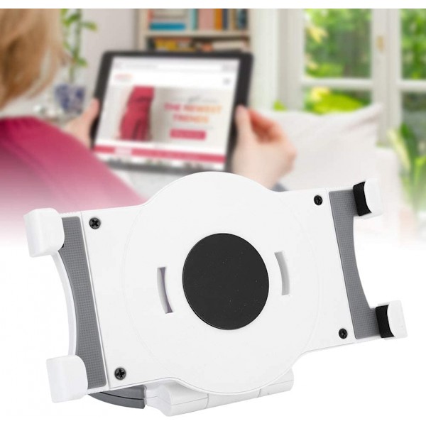 Mutfak Tablet Monteringsstand, Justerbar 2-i-1 Væg/Bordmontering Foldbar Mutfak Tablet Stand Holder, 4,7 tommer i
