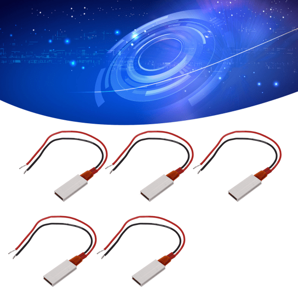 5 stk PTC varmeplate keramisk ark konstant temperatur 220V PTC termostat varmeplate for husholdningsapparater