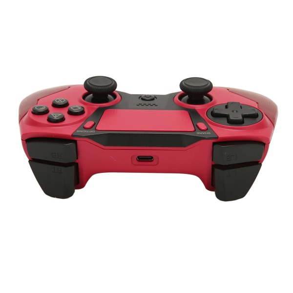 Bluetooth-controller med dobbelt vibration, 6-akset følsom trådløs gamepad joystick med LED-indikator til PS4 PC mobiltelefon