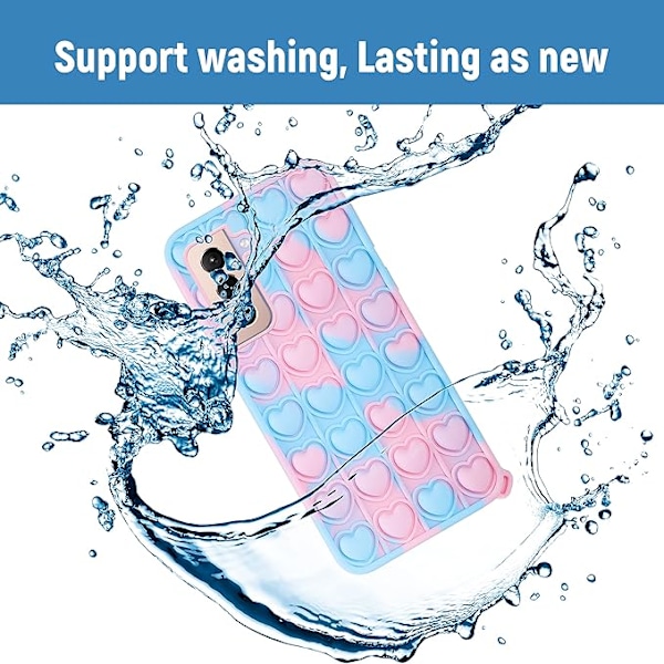 Trendikäs ja hauska Samsung Galaxy S22 Plus -kuori, silikoninen esteettinen sarjakuva hauska söpö cool kawaii design hauska fidget-suojakuori Bo:lle