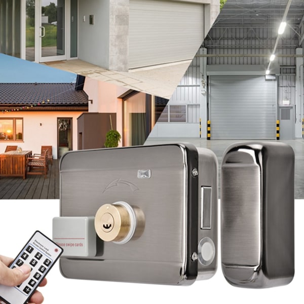 Elektroniskt access intelligent system ID dubbelhuvud 12V dörrlås