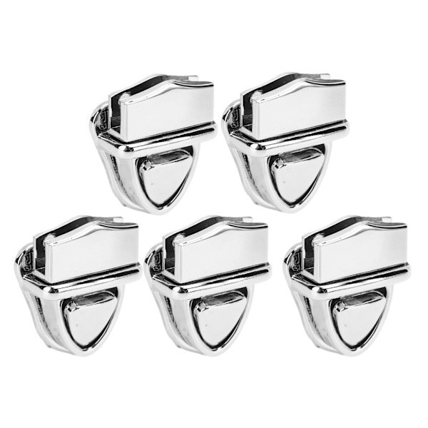 10 stk. Tuck Lock Clasp Catch Klassisk Glansfull Legering Veske Tommel Lås for DIY Lommebok Lærveske