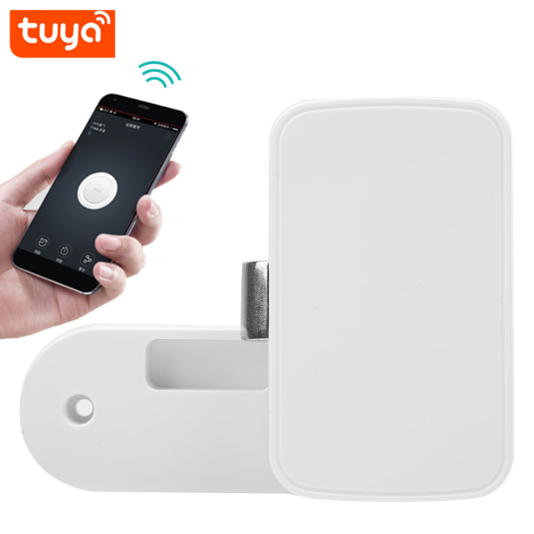 Smart Lås Bluetooth APP Låsning Skjult PunchFree til Arkivskab Skuffe Garderober Bogreoler til Tuya
