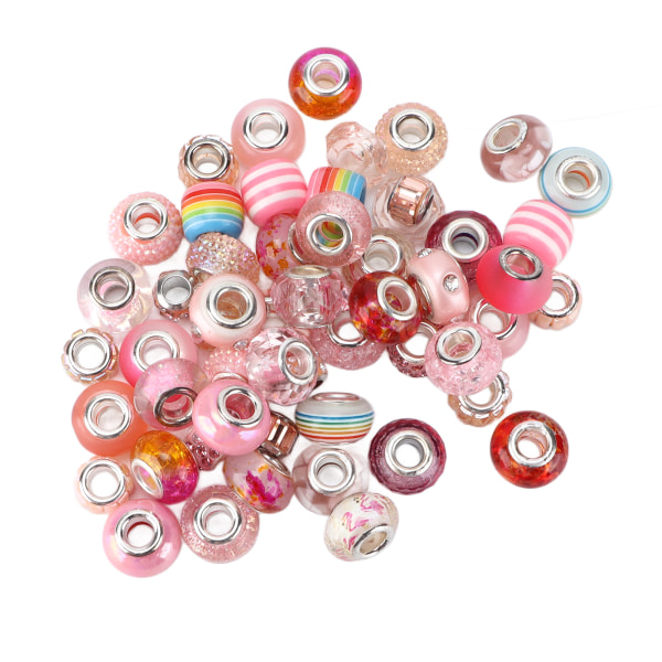 54st Pärlor med stora hål 5 mm diameter Utsökt utseende Flera stilar gör-det-själv-pärltillbehör type A