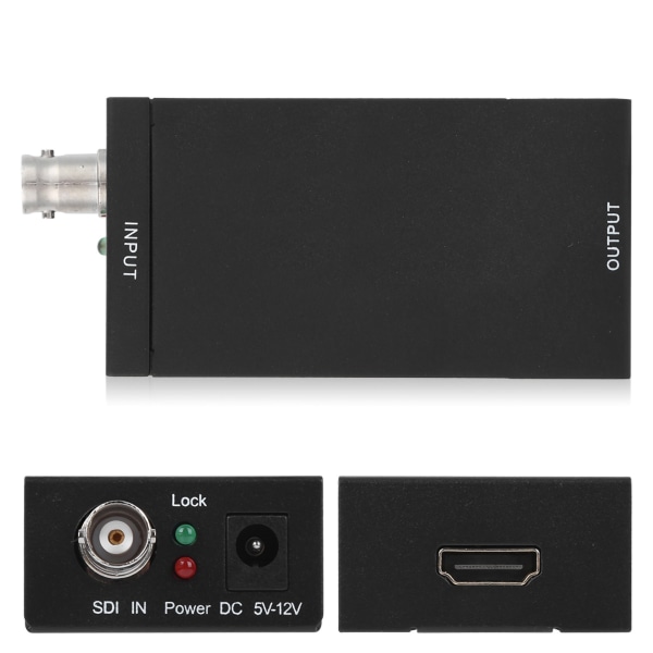 AY30 SDI til HDMI-konverter HD-signal Strømindgang AC100‑240V Udgang 5V/1AAU-stik