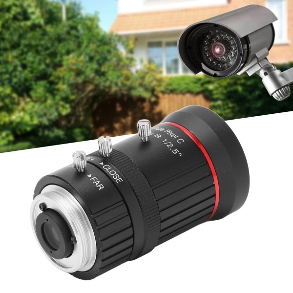 Kameran zoom-objektiivi 5–50 mm 5 megapikselin polttoväli C-kiinnitys manuaalinen aukko teräväpiirto teollisuuskameralle