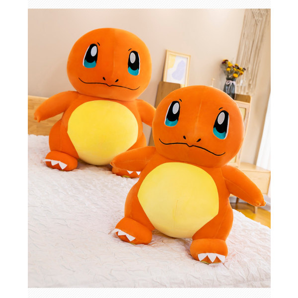 25CM Charmander Plysch - Officiellt licensierad - Mjuk plyschdjur av hög kvalitet - Generation 1 Starter - Present till barn och fans