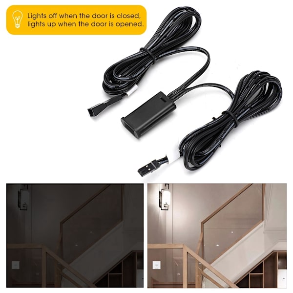 Infraröd rörelsesensor automatisk på/av ljusströmbrytare för garderob DC5-24V