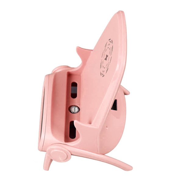 Magneettinen langaton puhelimen latausteline, lataa samanaikaisesti 2 puhelinta, 36 W:n universaali langaton puhelimen laturi, tuolin ulkonäkö Pink