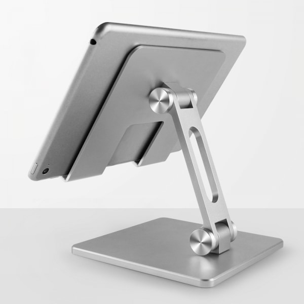 Tablet PC Stand Aluminiumlegering Foldbar Bærbar Forhøjet Stand Velegnet til IPad Computer Lazy Desktop Stand