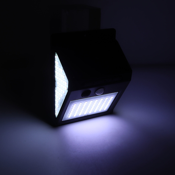 LED solcelle vegglampe IP65 vanntett 3 sider lys smart sensor solcelledrevet vegglampe for utendørs hage